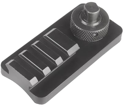 HOUSON Adaptateur de Rail Picatinny à Goujon pivotant pour bipied, Adaptateur de bipied Picatinny Weaver Rail 20 mm