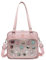 CHERRY SAUCE Oxford Ita Mehrzweck-Schultertasche, Umhängetasche, Rosa