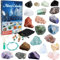 Aitsite Edelstein Kalender Adventskalender, 24 Tage Adventskalender Edelsteine Kinder, Adventskalender National Geographic, Steine Adventskalender für Familie und Freunde Weihnachtsgeschenke