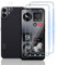 Mayfun Schutzfolie für Nothing CMF Phone 1 für Panzerglas, 2 Stück Panzer Schutz Glas und 2 Stück Kamera Schutz, 9H Härte Schutzglas, HD Klar Folie, Anti-Fall, Anti-Kratzer Displayschutzfolie