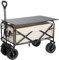 Bollerwagen Handwagen, Klappbarer Mehrzweckwagen Für Den Außenbereich, Zusammenklappbarer Wagen, Mehrzweck-Gartenwagen, Tragbarer Rollender Einkaufswagen Gartenwagen Strandwagen(A)