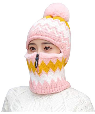 FJKVAVF Weihnachten Black of Friday Mütze Damen Kleiner Kopf Baskenmütze Damen Wolle Mütze Mit Ohrenklappen Baby Strickmuetze Fuer Herren Muetze Senfgelb Kinder Meine Bestellungen Anzeigen