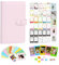 Aisnyho Instant Film Accessories Kit for Instax Mini LiPlay 12 11 9 8+ 8 evo 99 SE 40 90 70 50S 26 25 7S Camera,Include Album/Film Stickers/Mini Frames/Colorful Clip (Blossom Pink)