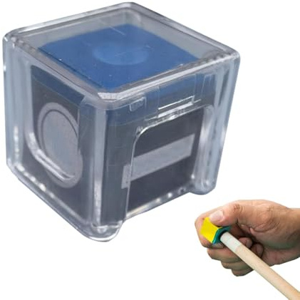 Pool Cue Chalk Box, Acryl Pool Cue Chalk Storage, Pool Tisch Zubehör für Billiards, Billiards Pool Tisch Zubehör, Pool Chalk Storage Box, Cue Chalk Box für Tisch, Pool Cue Chalk Holder