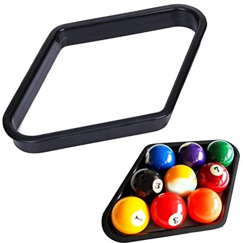Hrippy Kunststoff-billardkugelständer, Billard-9-ball-diamant-billardständer Für Billard-billardtisch