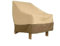 LCQSYE Gartenschaukel Einzelsofa-Stuhlbezug mit Griff, farblich passender Schaukelbezug, für Garten, Innenhof, Sonnenmöbel(Beige and Brown,96.5 89 79cm)