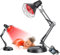 Aolawco Rotlichtlampe mit Ständer, 660nm & 850nm & 940nm Infrarotlampe, 180LEDs Rotlicht mit Fernbedienung, 4 Köpfe Lichtlampe, Red Light für Männer und Frauen Geburtstagsgeschenke