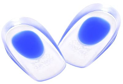 tiyiyok 1 Paire de Talonnette Silicone, Protège Talon Chaussure Réutilisable pour Hommes et Femmes, Soulage Douleurs au Talon, Épine Calcanéenne et Tendinite Tendon d'Achille (Petit)