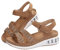 HOOUDO Sandali Alla Schiava,Sandali Estivi Donna,Scarpe Comode Per Camminare,Scarpe Trekking,Ciabatte Spugna,Ciabatte Piscina,Eleganti Con Tacco Pelle,Estive Tacco Largo