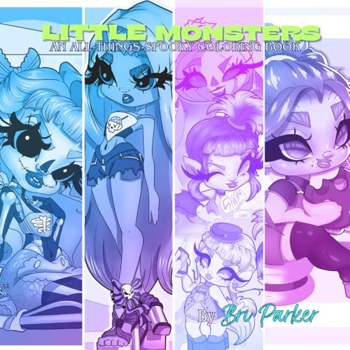 Little Monsters: An All-Things-Spooky Coloring Book