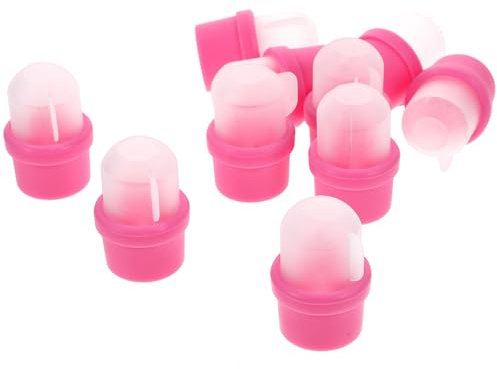 CHILDWEET Nail Removing Covers and Personal Use for 20pcs Pink Comfortable and Convenient to Wear Professional Nail Art Shops
