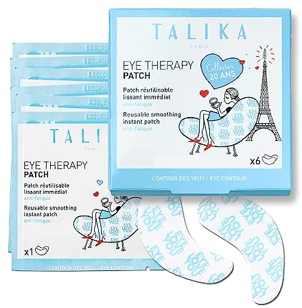 TALIKA Eye Therapy Patch Eye Pads Nachfüllpackung - Augenpads gegen Augenringe und Tränensäcke - Wiederverwendbare Augen Patches - Für erfrischte Augen - 1 Paar Augen Pads, 6 stück
