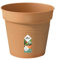 elho Green Basics Growpot 19 - Growpot for Grow your Own - Ø 19.0 x H 17.4 cm - Brown/Mild Terra
