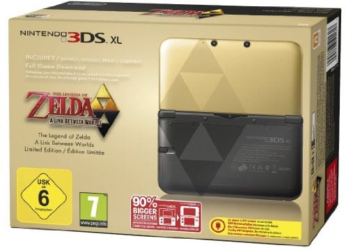 Nintendo 3DS XL - Konsole Gold/Schwarz Zelda-Bundle (Limited Edition) - [Edizione: Germania]