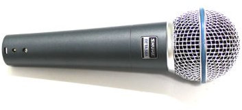 Shure BETA58A Microfono dinamico professionale per voce, live, studio, karaoke