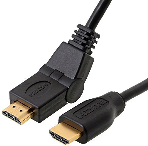 Logilink CH0052 HDMI Kabel 1.4, 2X HDMI Male, schwarz, 1,8m, 180 Degree
