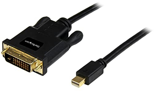 StarTech.com Câble mini DisplayPort vers DVI de 91 cm - Câble/Cordon mDP vers DVI/Mini DisplayPort DVI-D 1920 x 1200 - Noir (MDP2DVIMM3B)