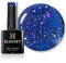 Bluesky Gel Nail Polish, Sea Blue Blz03, Admiral, Blue, Bright, Glitter, Long Lasting, Chip Resistant, 10 ml (Requires Drying Under UV LED Lamp)