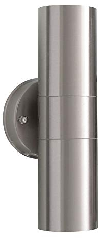 max K O M F O R T Außenleuchte Außenlampe Edelstahl Wandleuchten 109C Eingangsleuchte Lampe up&down