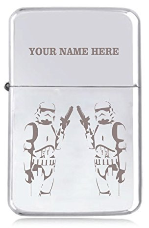 Notts Laser Storm Troopers Design - Personalised STAR Windproof Petrol Lighter