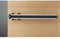 SERVETTO Krawattenhalter ausziehbar Modell A,505x82x85mm,Aluminium/Kunststoff schwarz