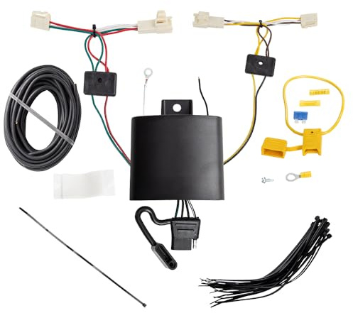 Tekonsha T-One T-Connector Geschirr, 4-fach flach, kompatibel mit ausgewählten Toyota RAV4