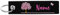 Herz & Heim® Schlüsselanhänger aus Filz mit Aufdruck Ihres Namens und Lebensbaum Schwarz Rosa