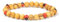Palo Santo Armband mit Huayruro Perlen elastisch - 0.6 cm