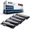 5X Print-Klex Tonerkartuschen kompatibel für Samsung CLP 320 CLP 320 N CLP 320 Series CLT-4072SELS CLT4072 CLT-4072 Black Cyan Magenta Yellow - Office Plus Serie