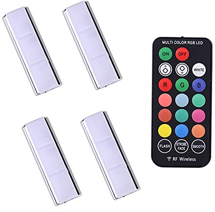 2/4 Pz Luce D'atmosfera Per Auto, Striscia Luci Interne Auto LED Senza Fili Impermeabile Con Sensore o E Telecomando Porta Usb Barra Luminosa Musica Per Auto Illuminazione Attivata Dal Suono