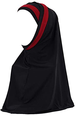 Zhiyao Damen Hijab Muslimische Muslimische Frauen Schal Kopfbedeckung Hidschab Islamische Gesichtsschleier Turban Hals Chemo Kappe Bandana Haartuch Beanie Mützen