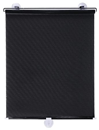 Tenda a Rullo Con ventosa,Tenda Oscurante per Finestre,Tenda a Rullo Laterale Protezione UV,protezione solare, per la privacy,per Auto,Casa,Ufficio,Camera da Letto,Bagno (50x125cm/19.7x49.2in)