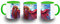 MERCHANDMANIA TAZA VERDE Monkey D. Luffy, piratas, rey, sombrero de paja color mug.