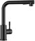 FORIOUS Grifo Cocina Extraible, Grifo Cocina Fregadero con Ducha de 2 Modos de Rociado Giratorio a 360° Torneira Cozinha Monomando, Negro