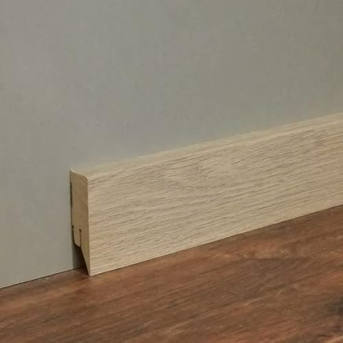 Sockelleiste/Fußleiste/Bodenleiste Lecco-26 (72906) - Auth. Eiche grau
