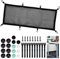 Kabelmanagement-Netz für den Schreibtisch unter dem Schreibtisch, Sichtschutznetz-Kabelmanager, flexibles Drahtnetz unter dem Schreibtisch, Kabel-Organizer-Netz, Kabelmanagement-Lösung (68x29 cm)