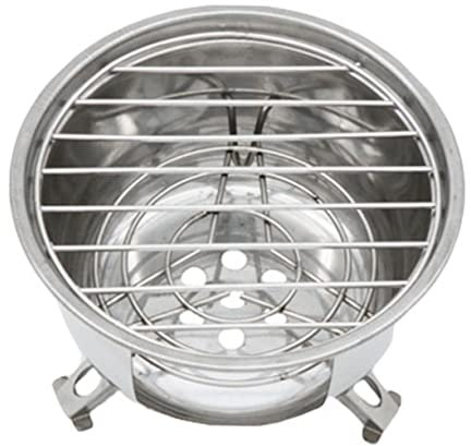 Yardwe 1 Satz Grill Butan-Wok-Brenner Outdoor-Wok-Brenner Zaunpfosten Halterungen Outdoor-Accessoire Butan-kochbrenner Outdoor-zubehör Herd Camping Rostfreier Stahl