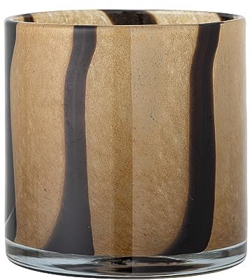 Bloomingville Liberty Teelichthalter, Braun, Glas