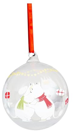 Moomin Christmas Bauble Happy Holidays Ø9cm