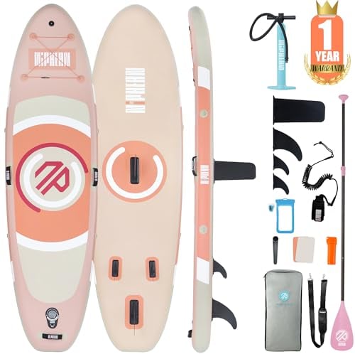 Niphean Stand up Paddling Board,305cm SUP mit Anfängergeeignet Balancierflügel und Strapazierfähigem Zubehör, Inflatable Paddle Boards for Adults, Multifunktionales Yoga Paddleboard