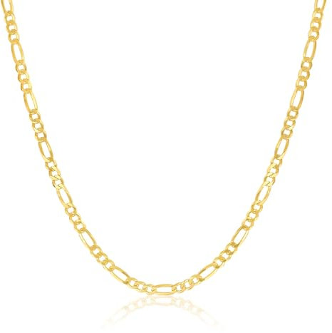 Mary & Jules Halskette Damen Gold aus recyceltem 925 Sterling Silber, vergoldet - Kette 45 cm für Frauen & Mädchen, Kette Damen Gold, hautverträglich & langlebig