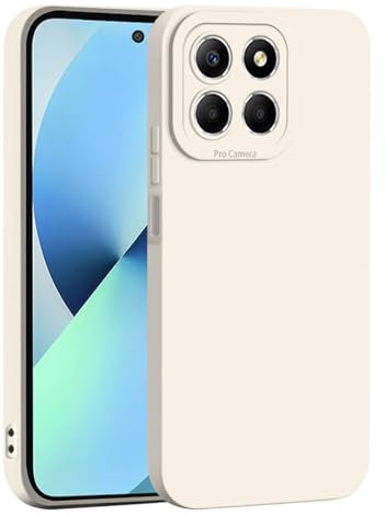 PanXCase Coque pour Honor X8 5G / Honor 70 Lite 5G / Honor X6 - Étui Silicone Souple Fine Légère, Protection Antichoc Antidérapante Anti-Rayures Mince Désign Téléphone Housse (Blanc)