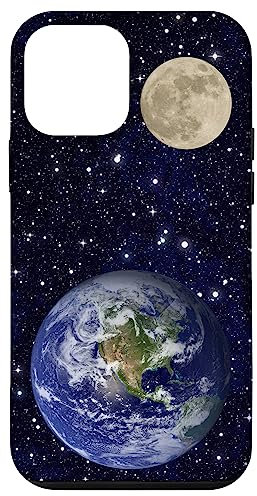 Hülle für iPhone 12 mini Erde Globus Mond Weltraum Sterne Astronomie