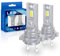Sidaqi Lampadina LED H7, 6000K Bianco 2024 Aggiornamento 1:1 Dimensioni 80W 18000LM Faro Fascio Hi/Lo Fendinebbia per Sostituzione Alogena, Nessun Adattatore Richiesto Plug and Play, 2 Pezzi