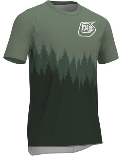 MTB Shirt Herren,Fahrrad Shirt,radshirt Herren Kurzarm,MTB Tshirt,Geeignet Zum Laufen/Radfahren/Wandern Und Anderen Sportarten (Style-02,4XL)