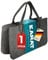 KARAT Filztasche Shopper Holzkorb für Kaminholz, robuste Einkaufstasche aus Filz universell einsetzbar, Filzkorb mit Griffen 50x25x25cm, grau 30 L Vol. (Conny) (1 Stück)