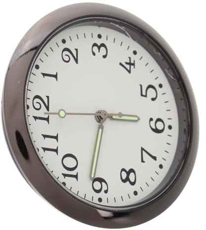 Toyvian Miniatur-puppenhaus-wanduhr Mini-Haus-wohnzimmeruhr Puppenhauszubehör Miniatur-szenendekorationen Kleine Hängeuhr Puppenhausdekorationen Mini-hauszubehör Miniatur-puppenhausmöbel