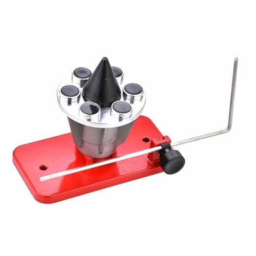 lvifloae Lawnmower Precision Blade Balancer Mower Balance Knives Blade Base Alloy Steel Magnetic Wall Mount 339075B 42‑047 for Replacement all Lawnmower Blades, Husqvarna & More