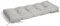 ROFIELTY Bankkissen, 120×40×10cm,getuftetes 2-Spitzen-Bankkissen für Outdoor gartenbankkissen/Innemöbel, fensterkissen, schuhschrank/Klavierbank für den Innenbereich (Grau)