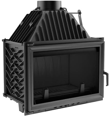 Bricosol Chimenea de leña de hierro fundido OLIWIA 16 kW Ø 200